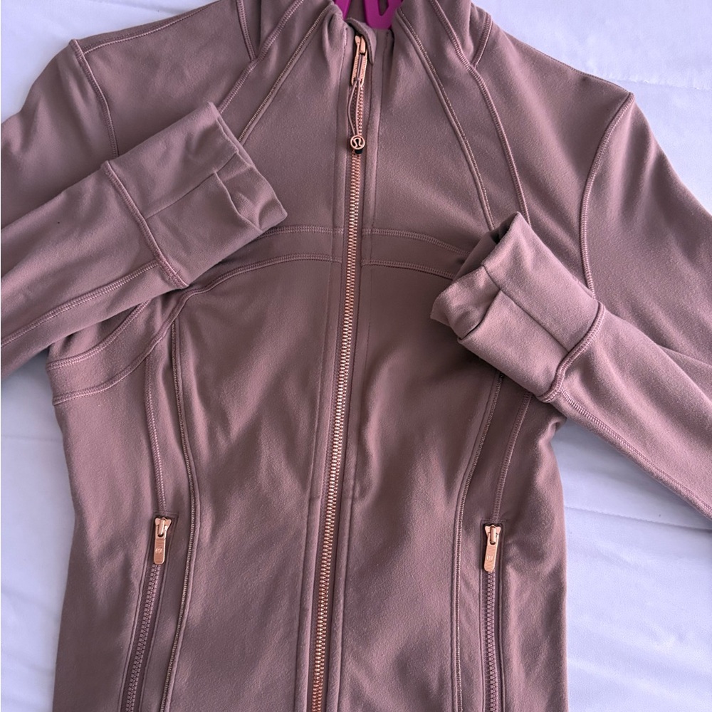 Lululemon cropped luon jacket , sparkle